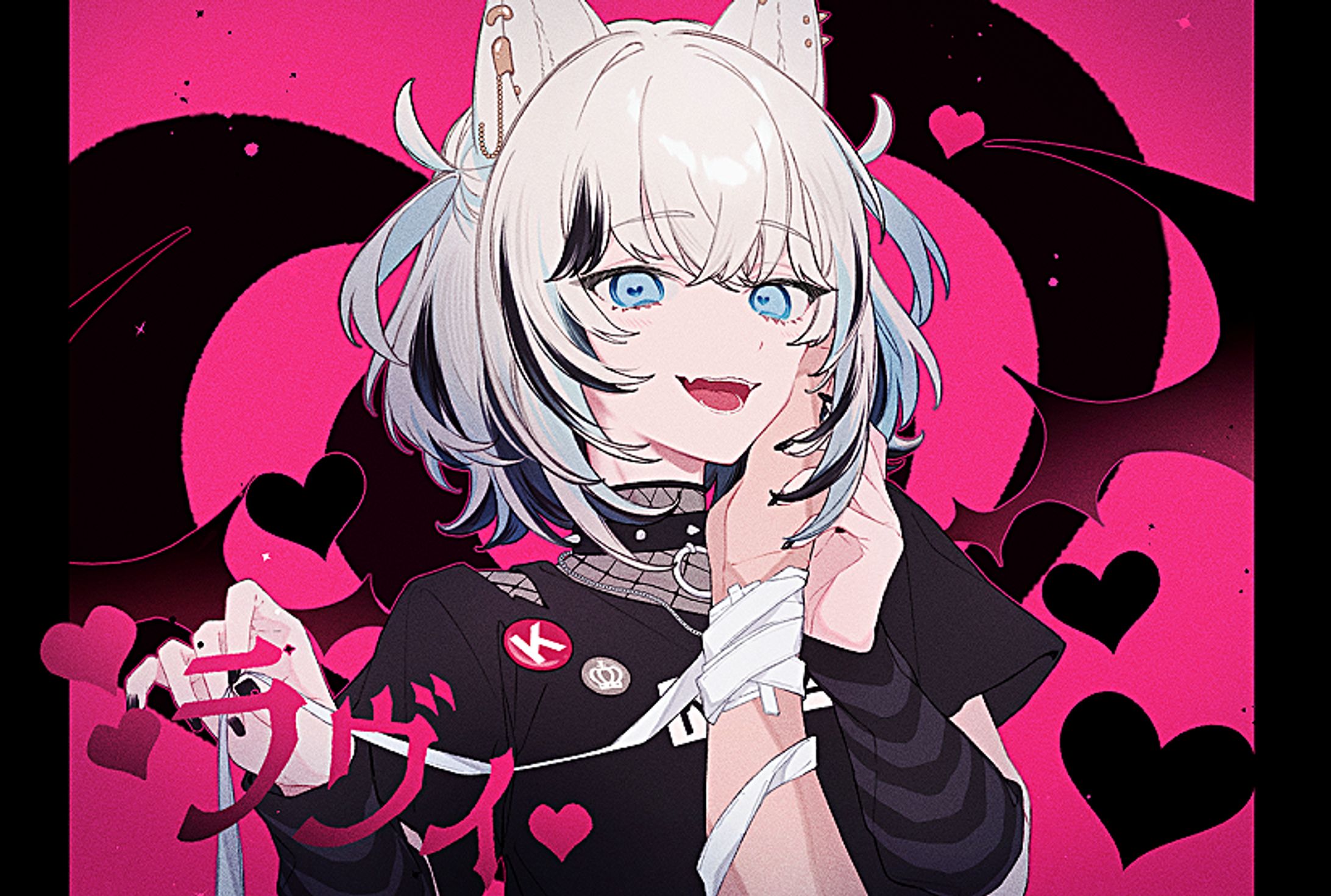 【お仕事】KMNZ  TINA様　『ラヴィ』歌ってみたイラスト-1
