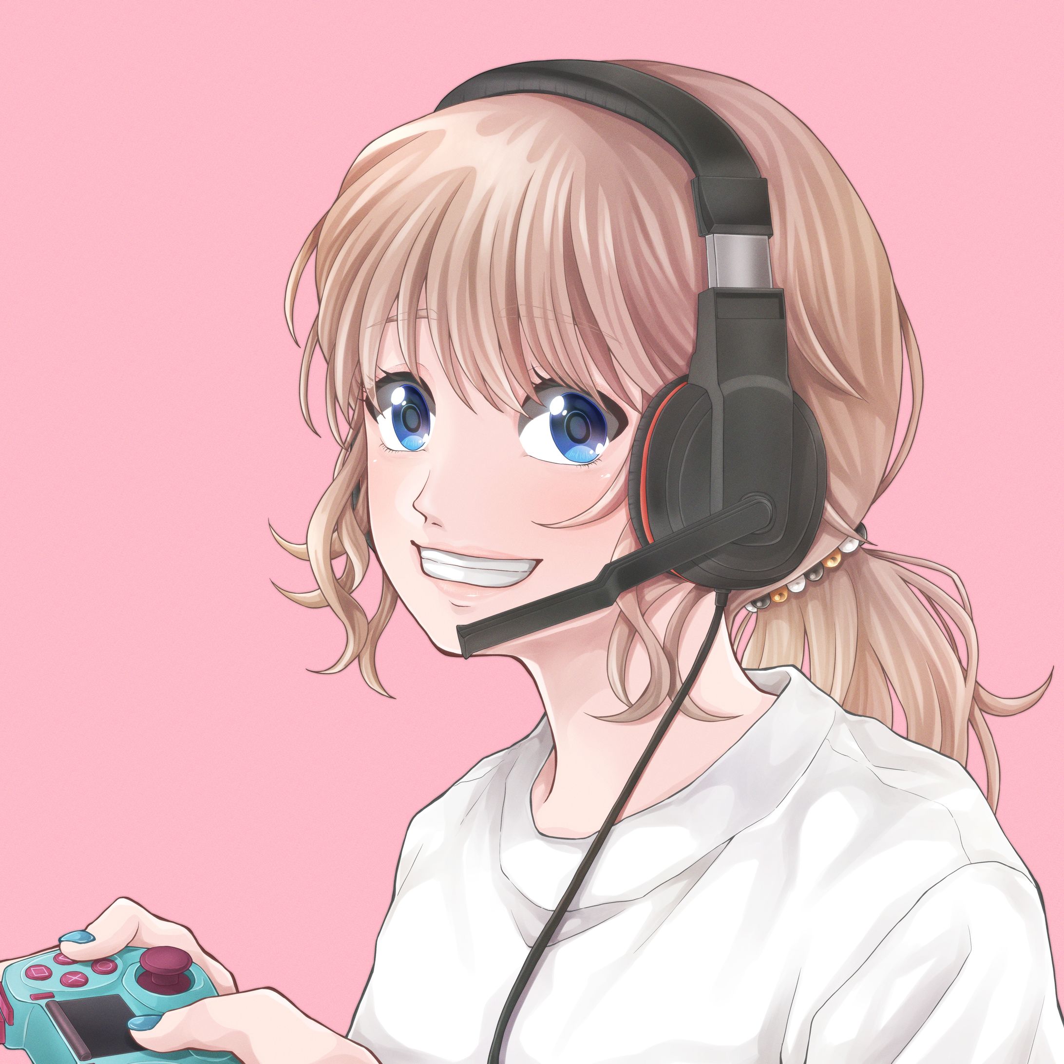 ゲーム好きな女の子-1