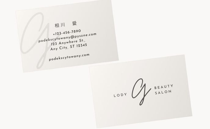 名刺_Beauty Salon