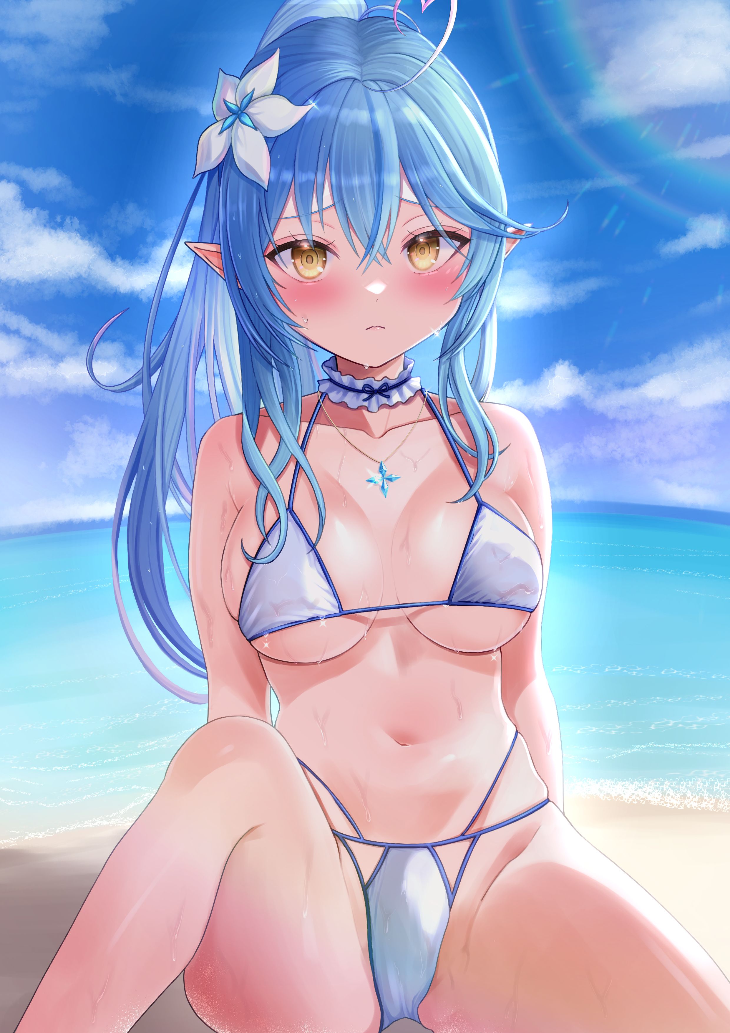 ホロライブ 雪花ラミィ様 イラスト