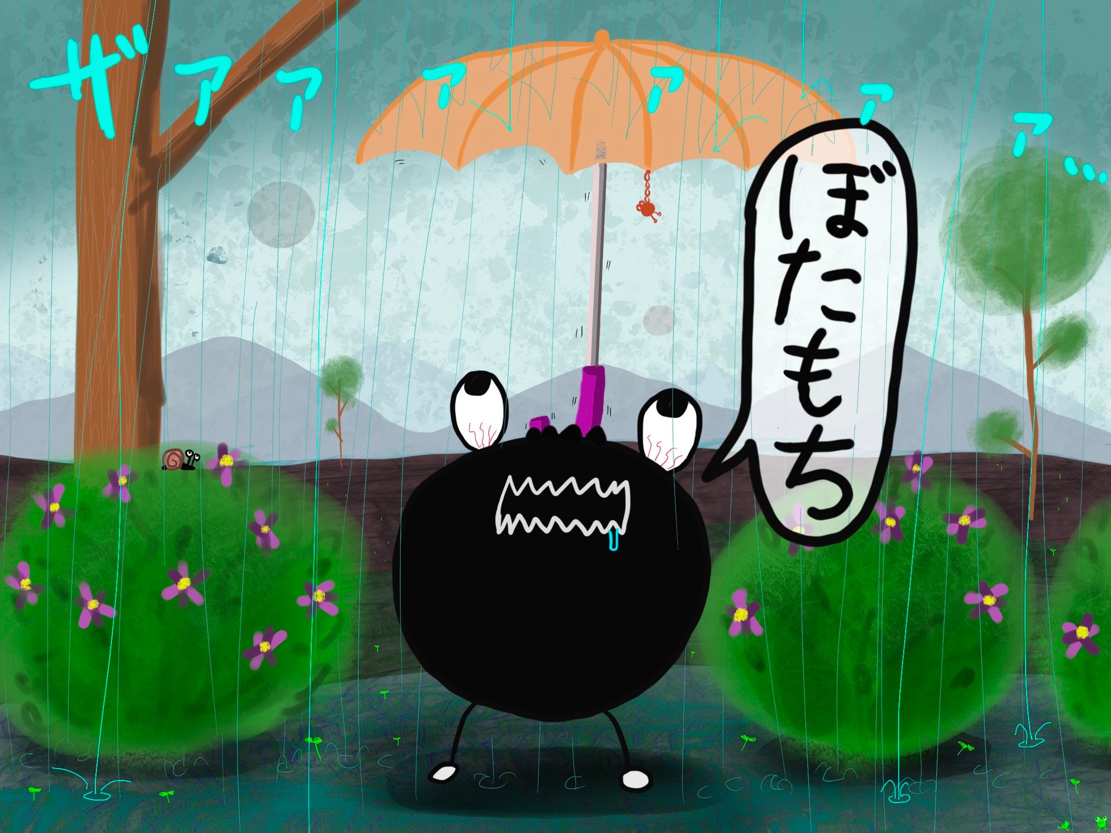 梅雨とぼたもち-1