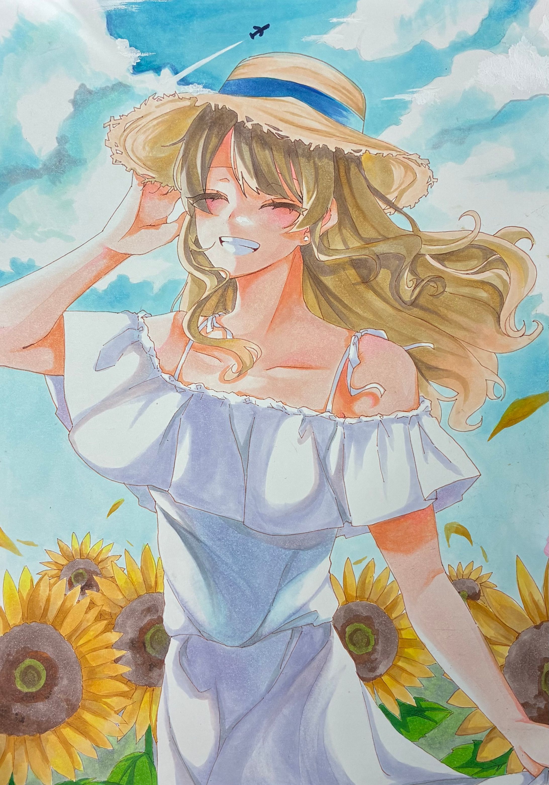 麦わら帽子の女の子-1