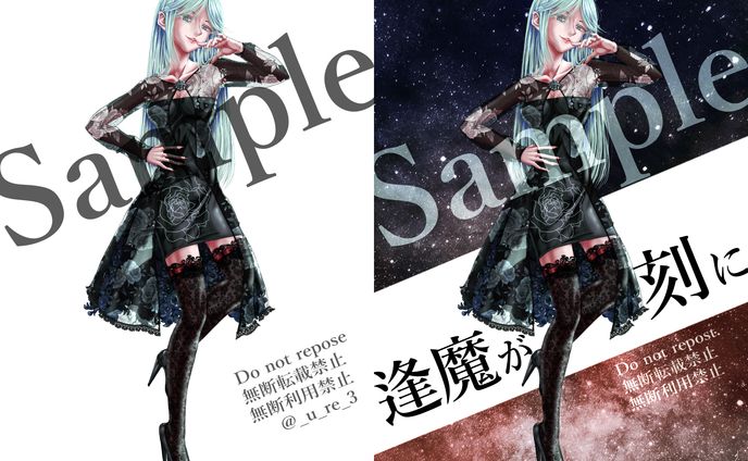 立ち絵[似顔絵]生誕祭フラスタ用　厚塗り(主線アリ)