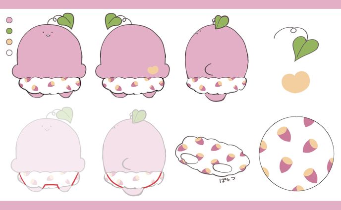 【works】よしか⁂様マスコットキャラデザイン