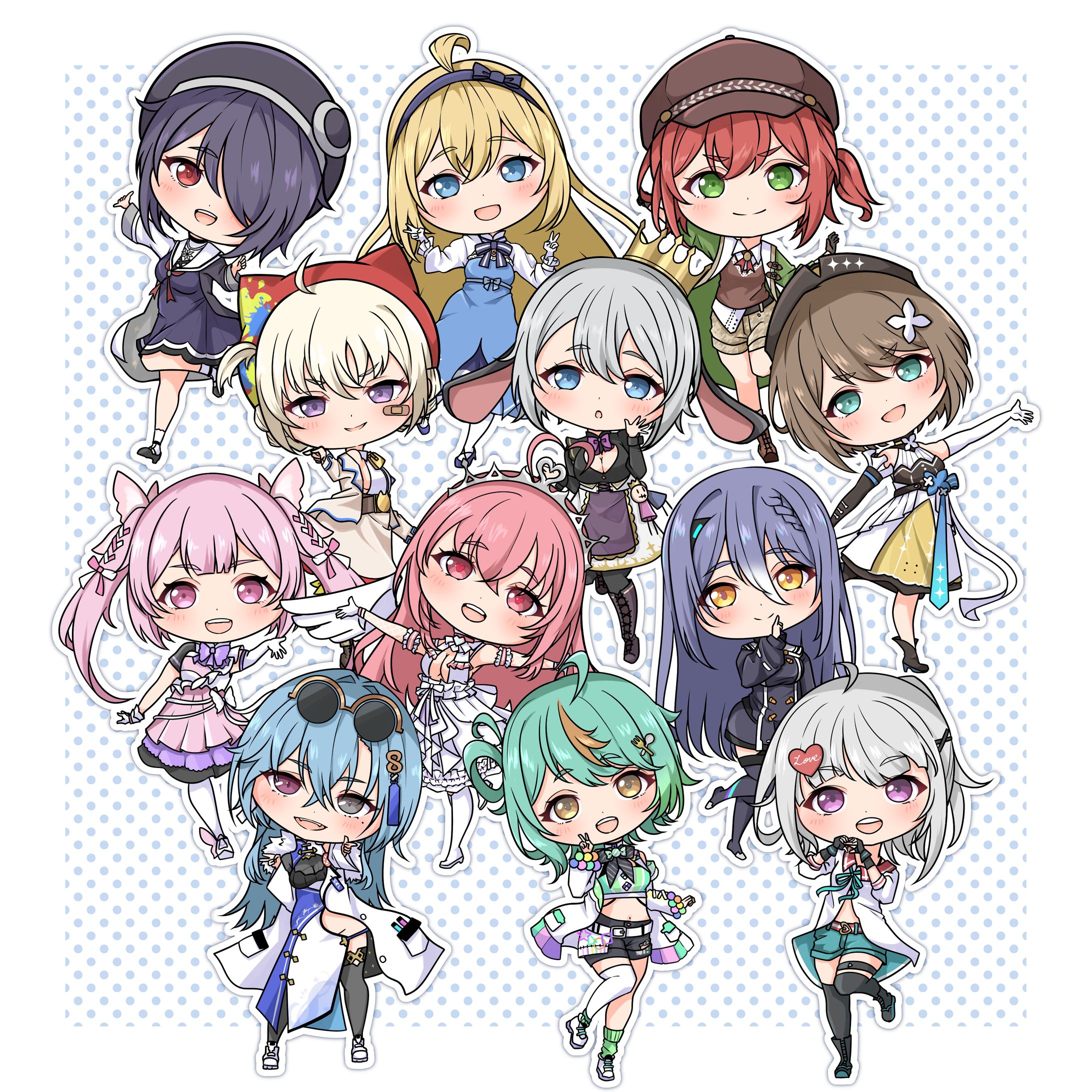 あおぎり高校デフォルメイラスト-1