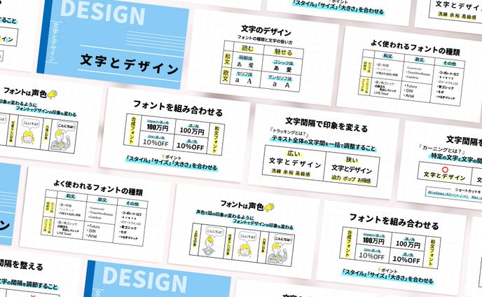【スライド】文字とデザイン
