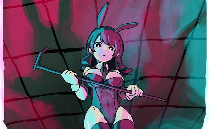 バニーガールのイラスト