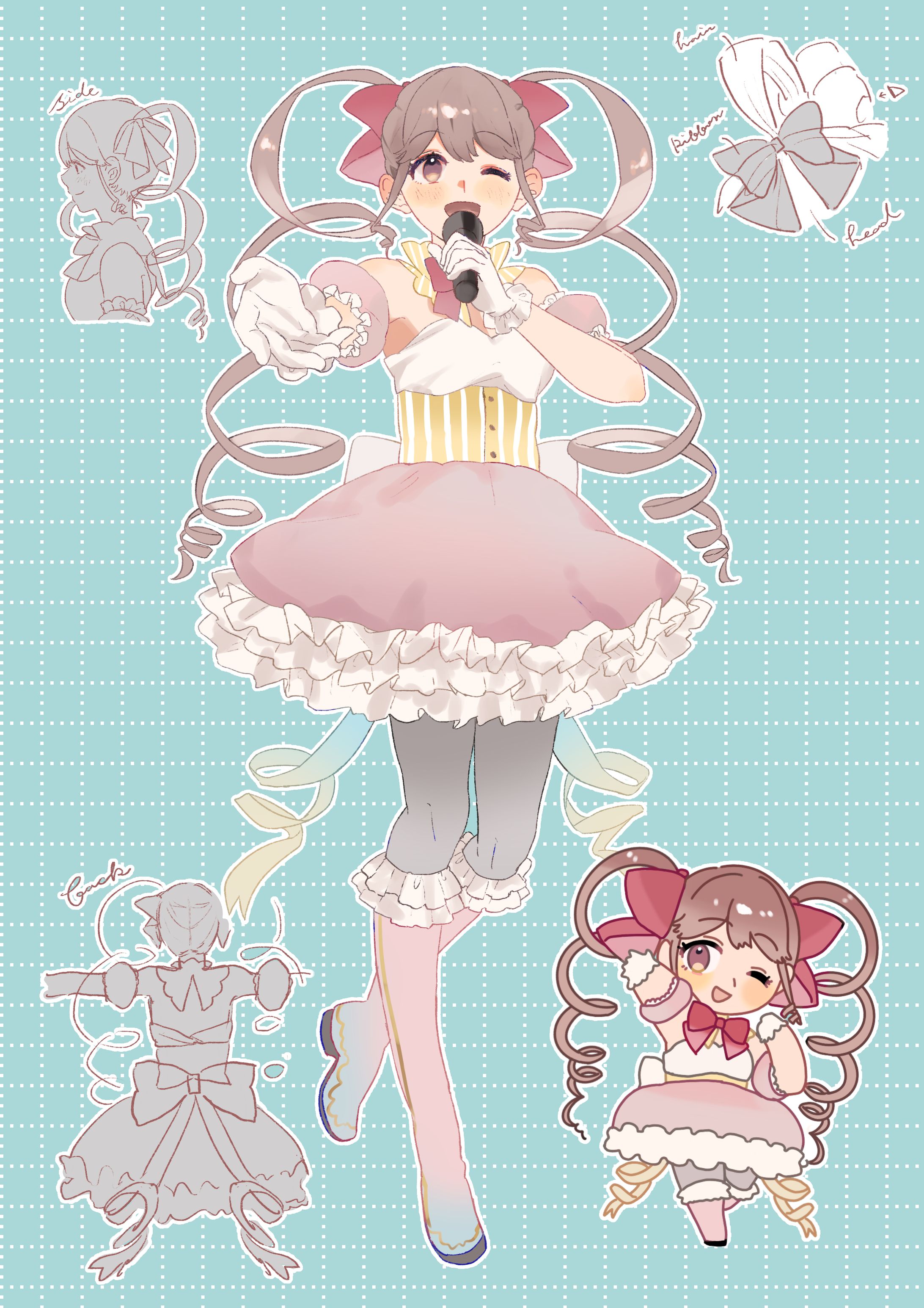 アイドルちゃん/オリジナルイラスト-1