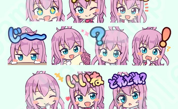 Vtuber 花宮ローズ様 YouTubeメンバーシップ用カスタム絵文字