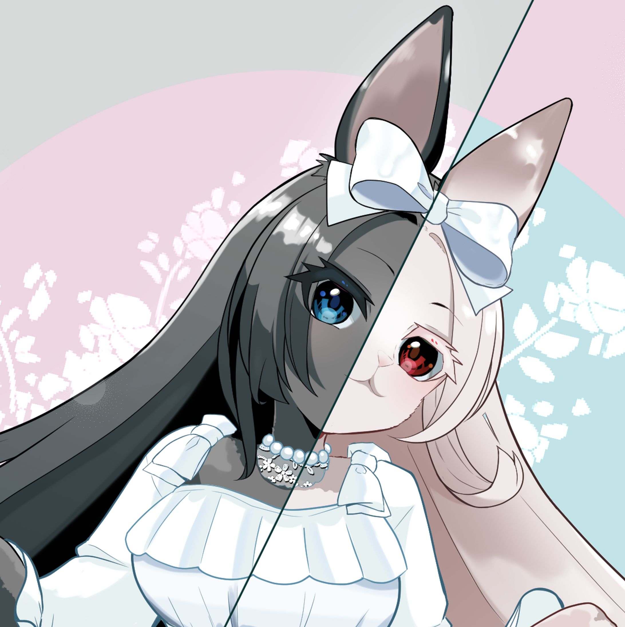 兎とロリータファッション（色差分あり）-1