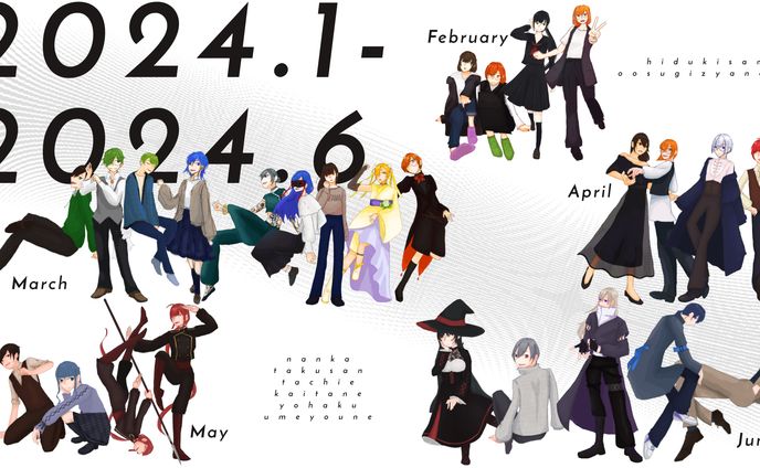 TRPG/2024年自作立ち絵
