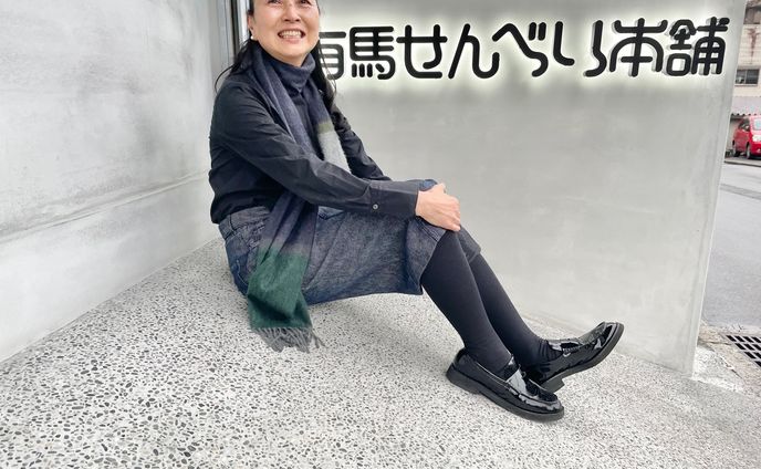 老舗せんべい店改装に伴うディスプレイ