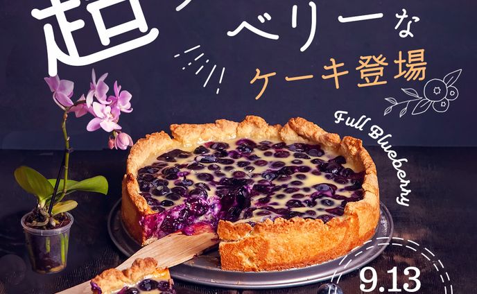 ブルーベリーケーキバナー