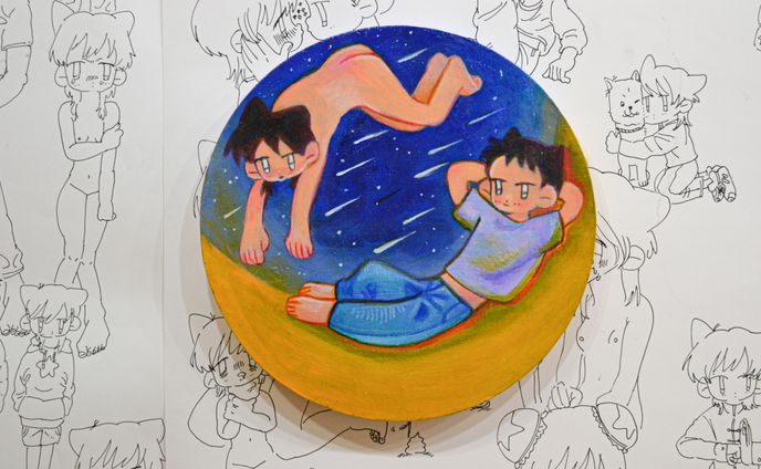 絵を描く、ドローイング