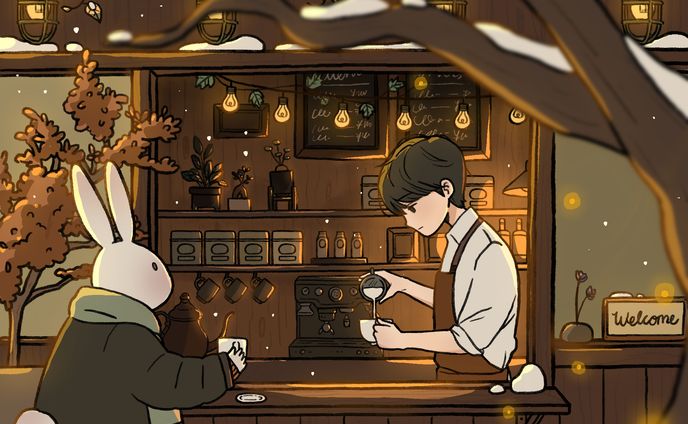 カフェーイラスト