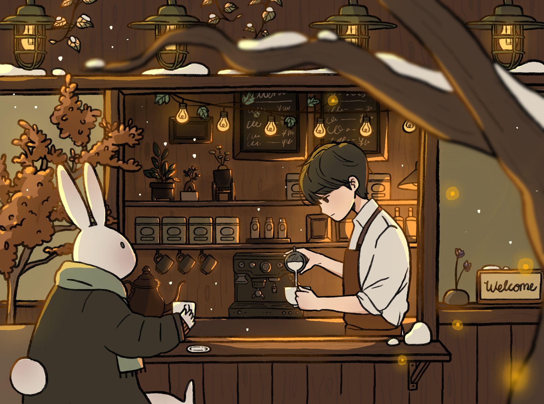 カフェーイラスト-1