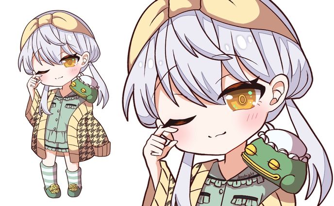 大海かえる 部屋着SDイラスト