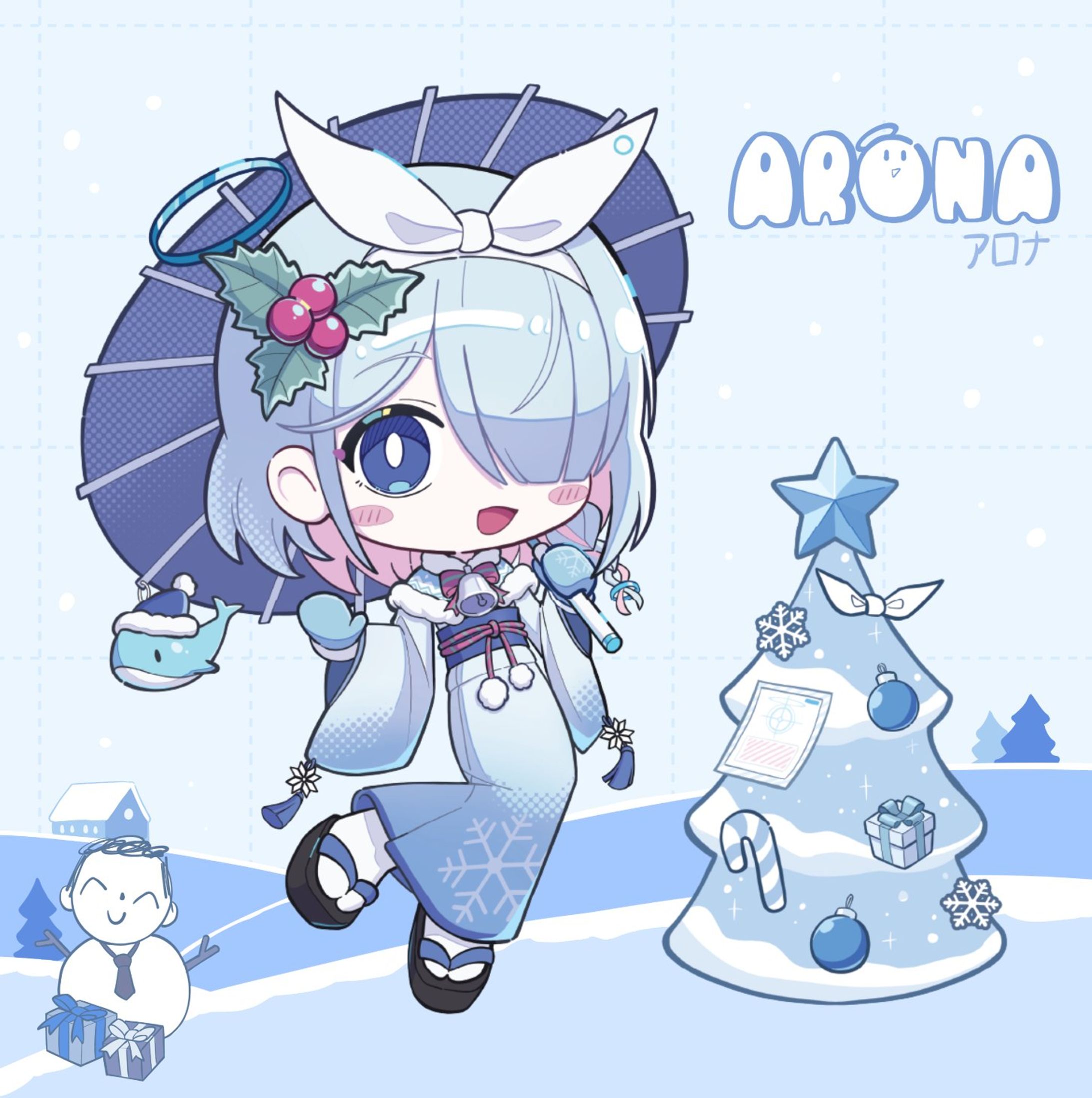 (二次創作) アロナ（ブルーアーカ）-1