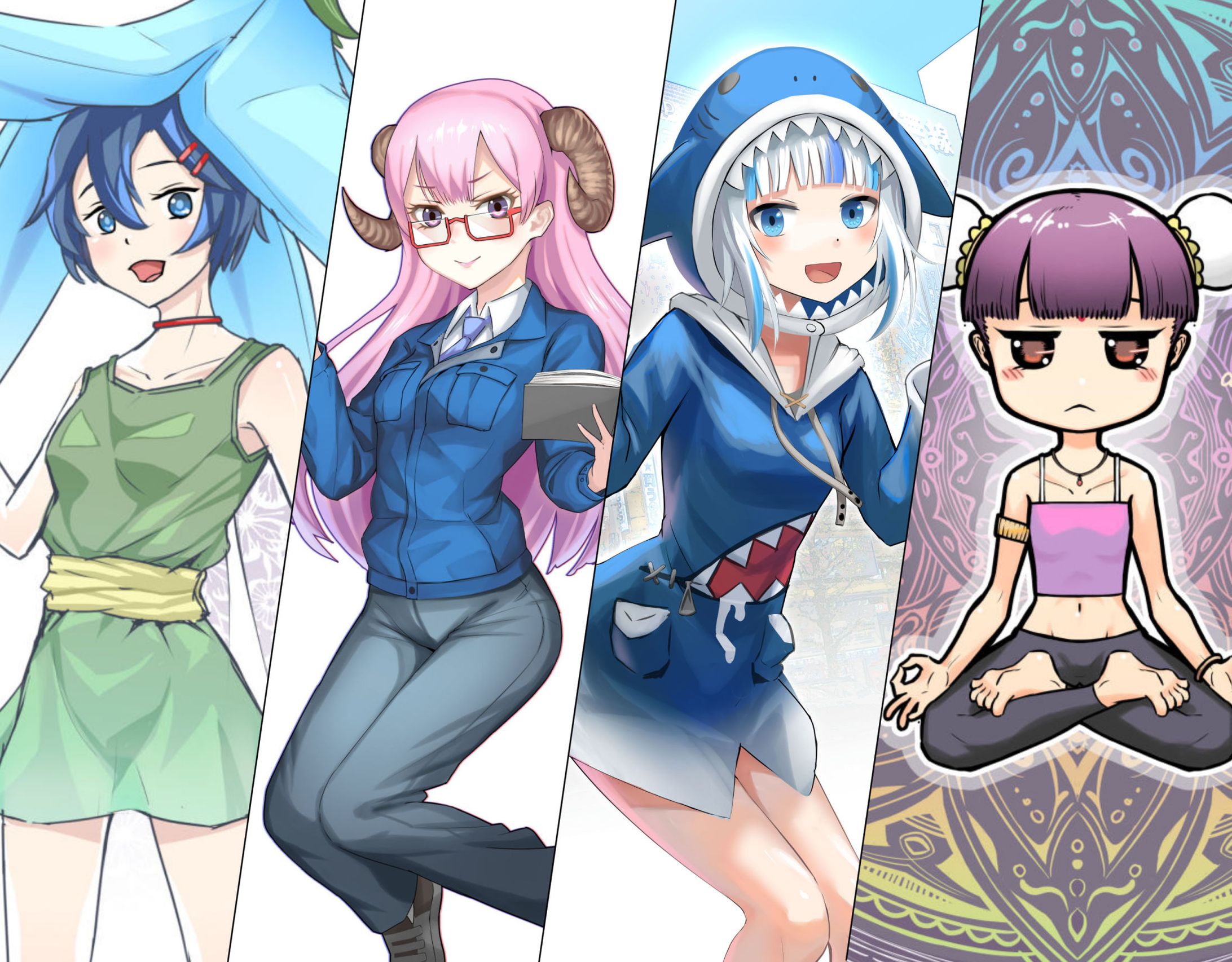 薄塗りイラスト-1