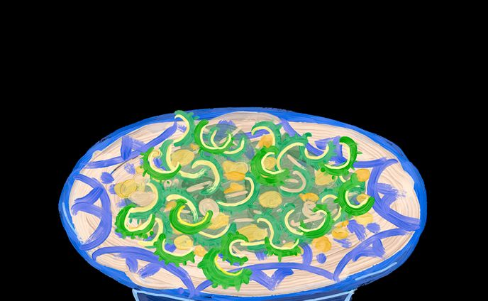 沖縄料理のイラストカット