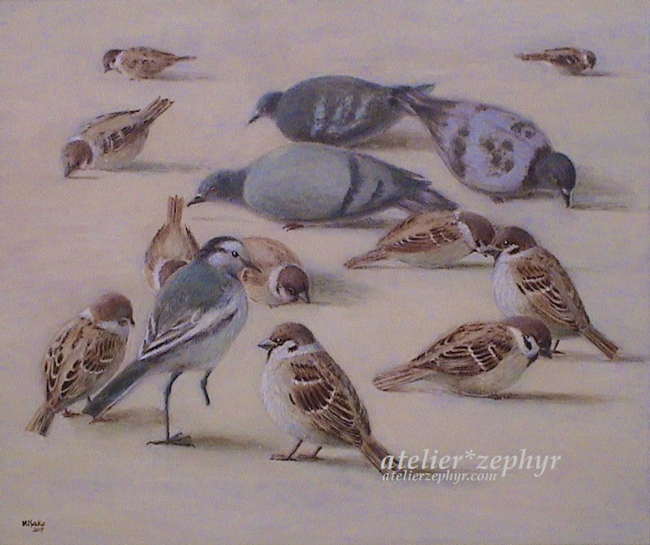 「公園の一角」-1