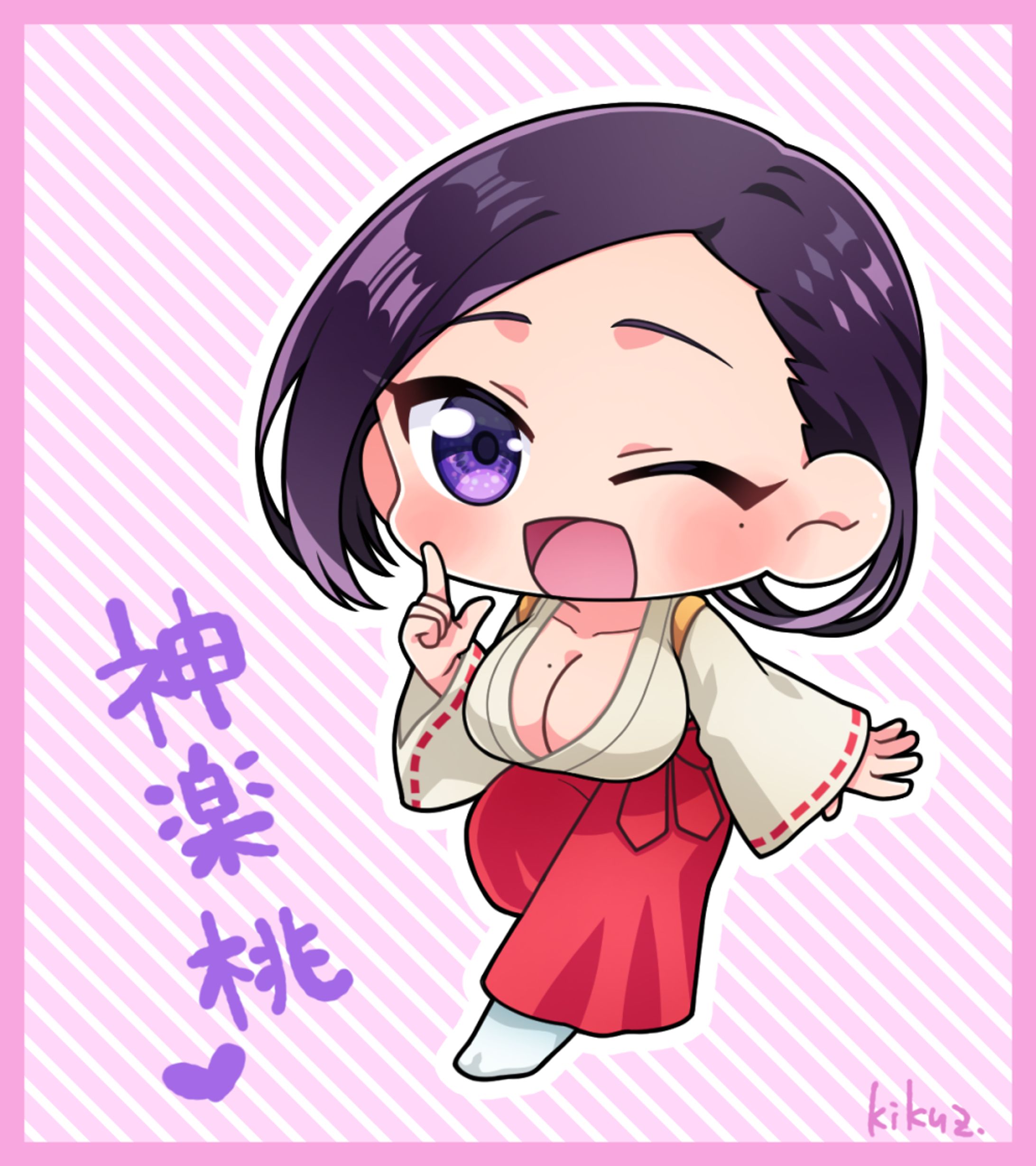 【ちびキャラ】神楽桃様-1