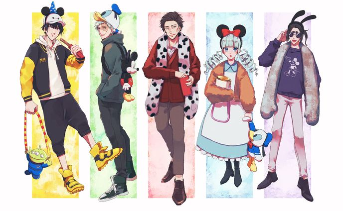 TRPG立ち絵/集合一枚絵