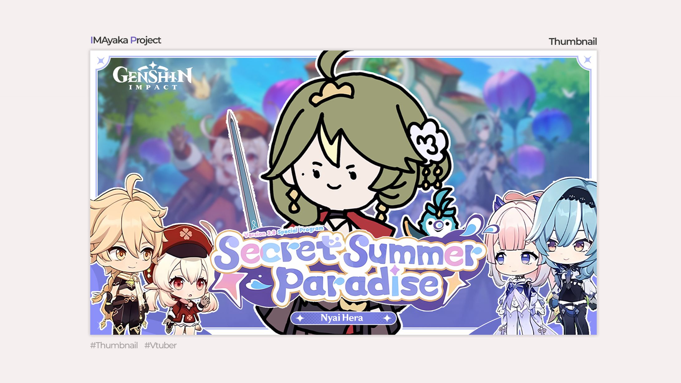 [Thumbnail] Genshin 3.8 Gameplay - Hera Garalea Ch. -1