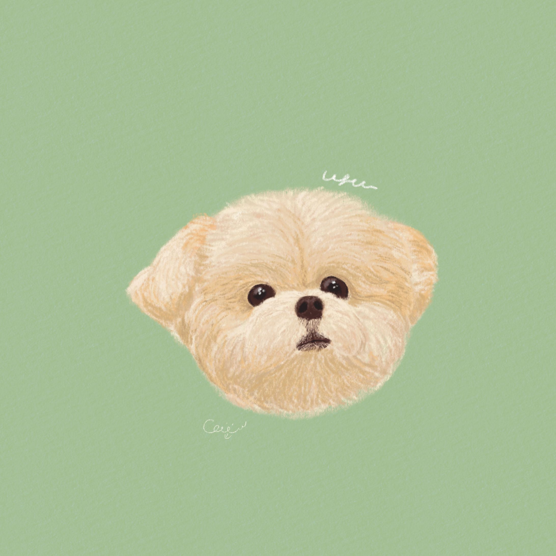 ペットの似顔絵イラスト作品集-1