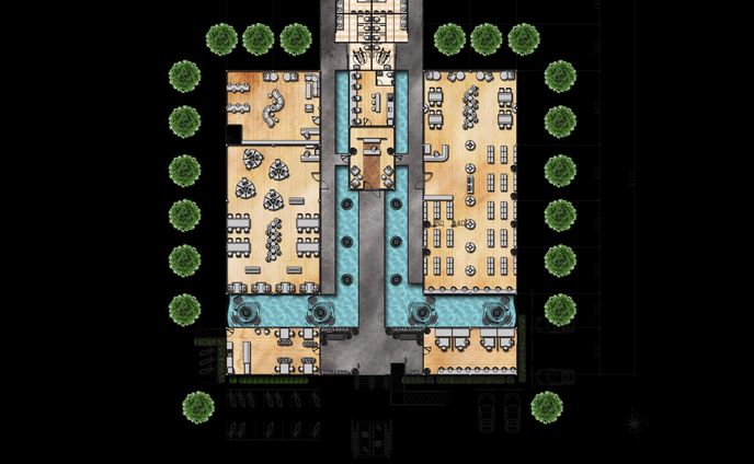 Library - Plan coloring