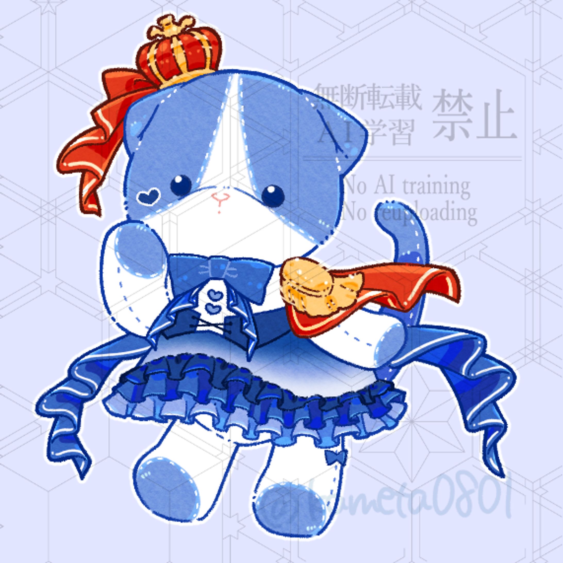 ぬいぐるみ風イラスト　瓜様-1