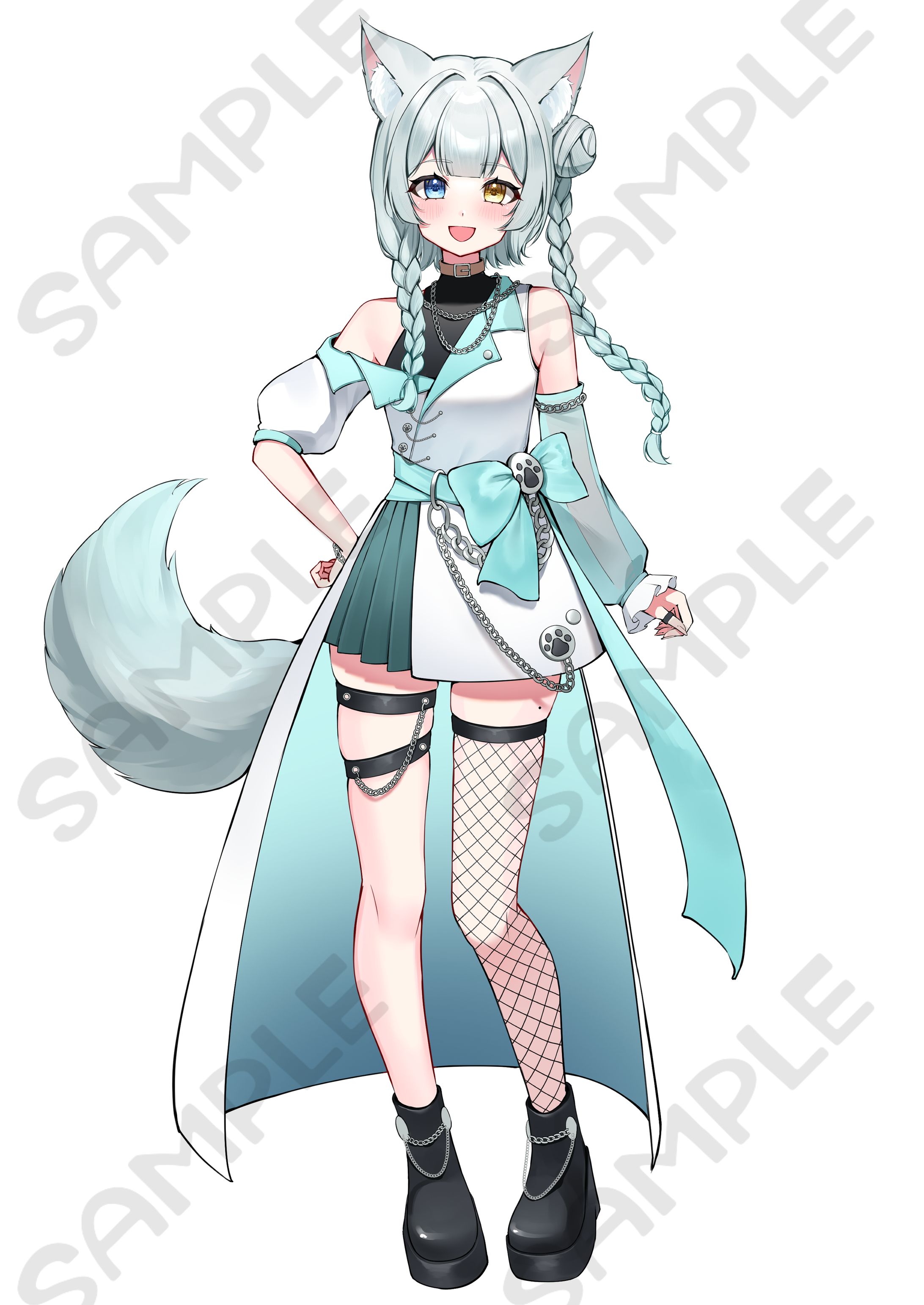 ライブナウ所属　シアノフ・ポウ・ラピヌ様｜キャラクターデザイン・IRIAM立ち絵-1