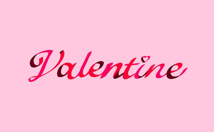 valentine、ロゴデザイン(シンボルスタイル)