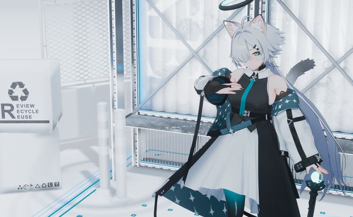 「ベニちゃん」＆「ユーネ」 Original 3D Avater Sample Room