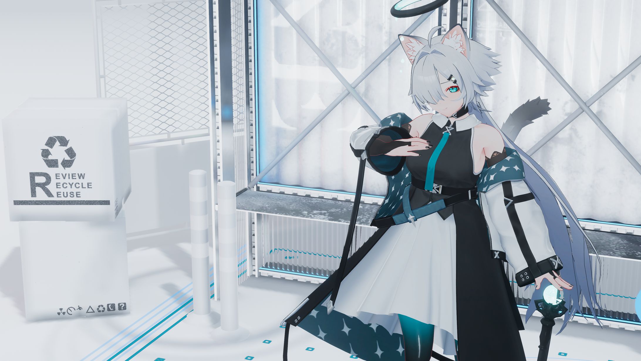 「ベニちゃん」＆「ユーネ」 Original 3D Avater Sample Room-1