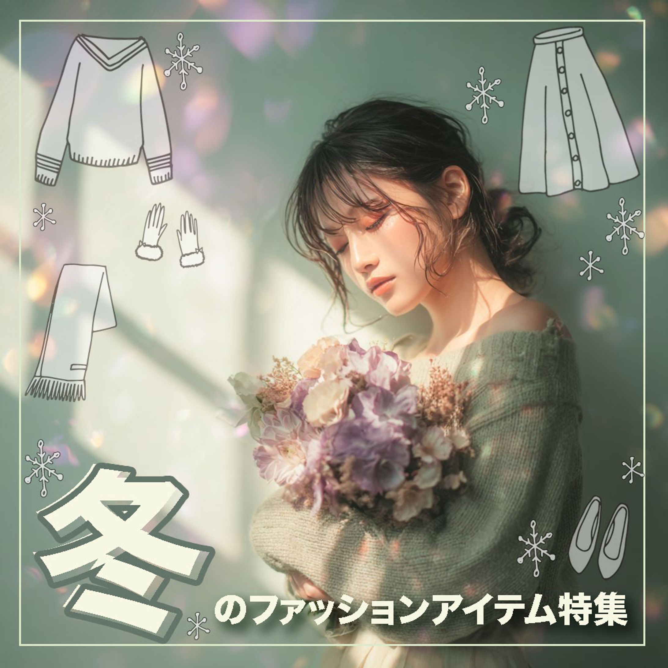 冬のファッションアイテム広告バナー-1