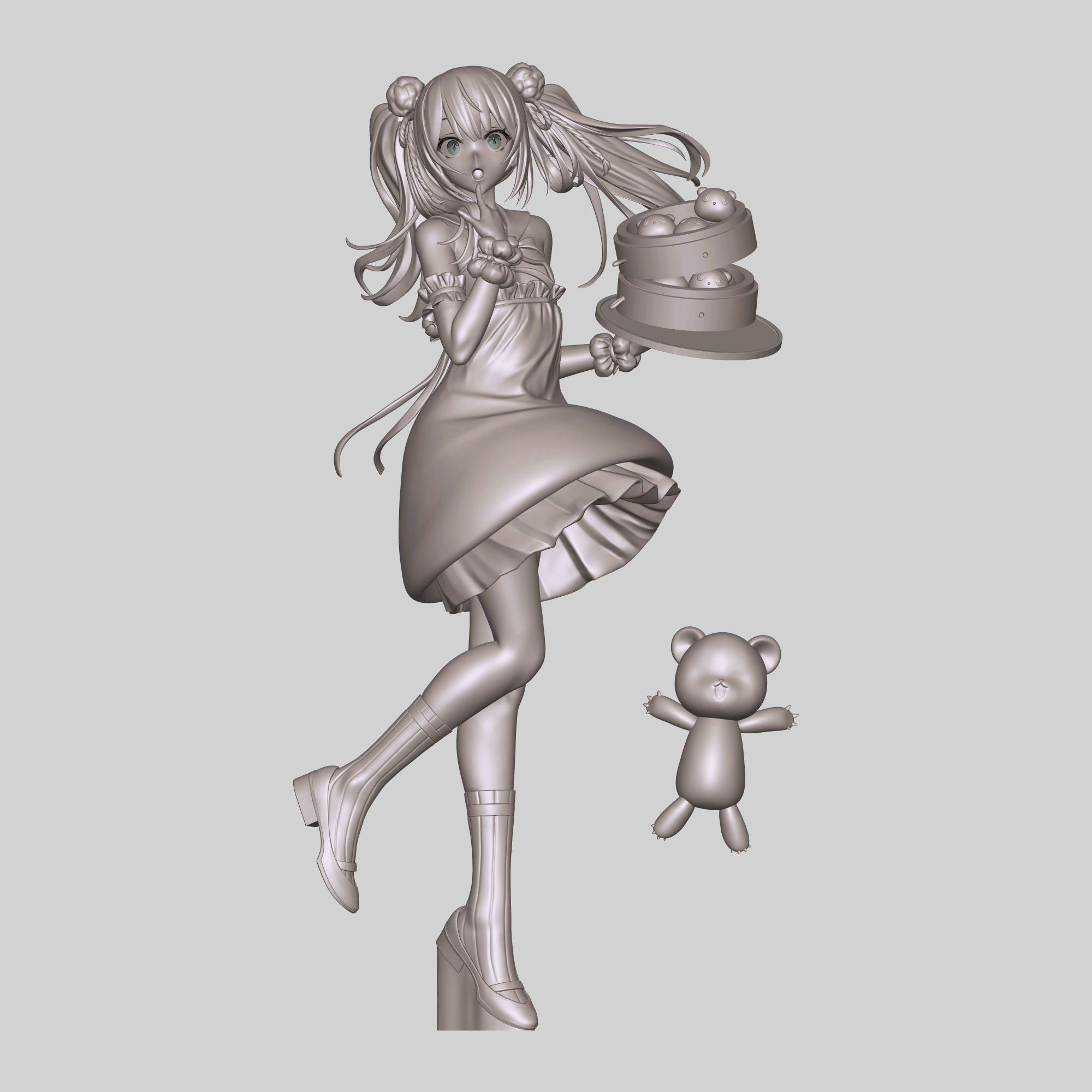 フルプライス：初音ミク_パンダ饅頭-1