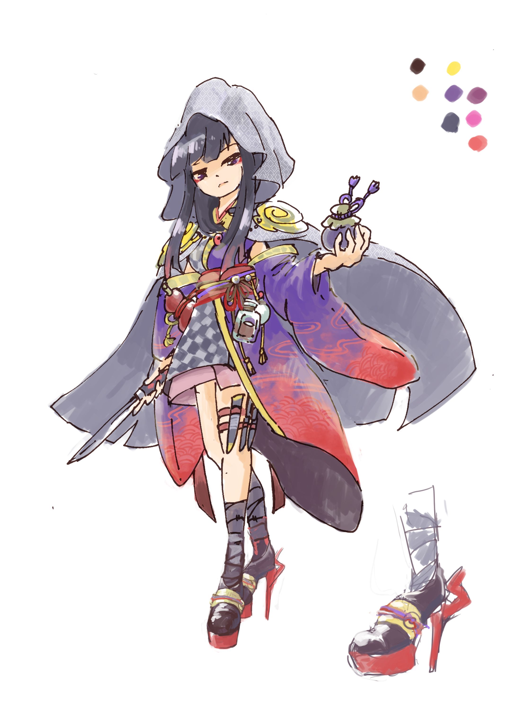 女性キャラクターデザイン-1