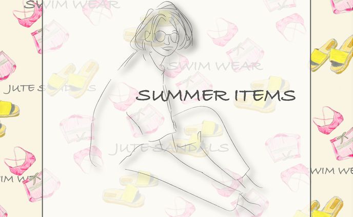 イラスト　summeritems