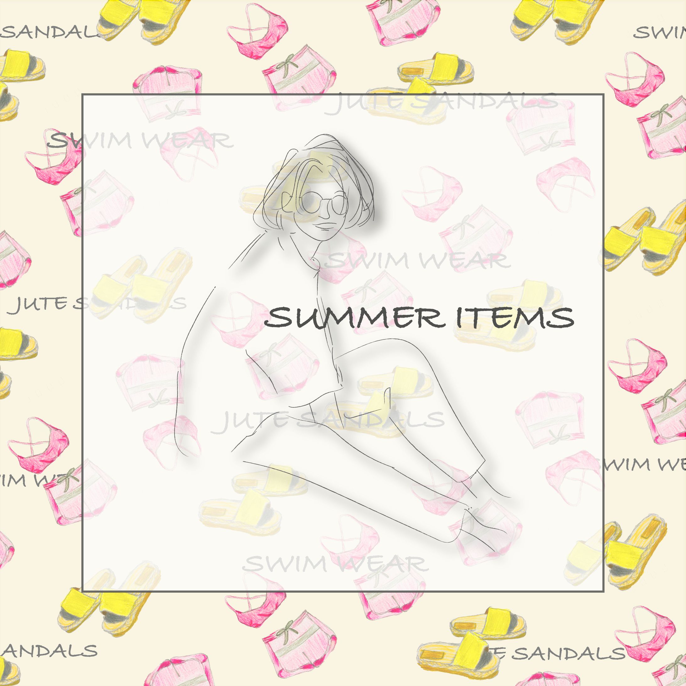 イラスト　summeritems-1