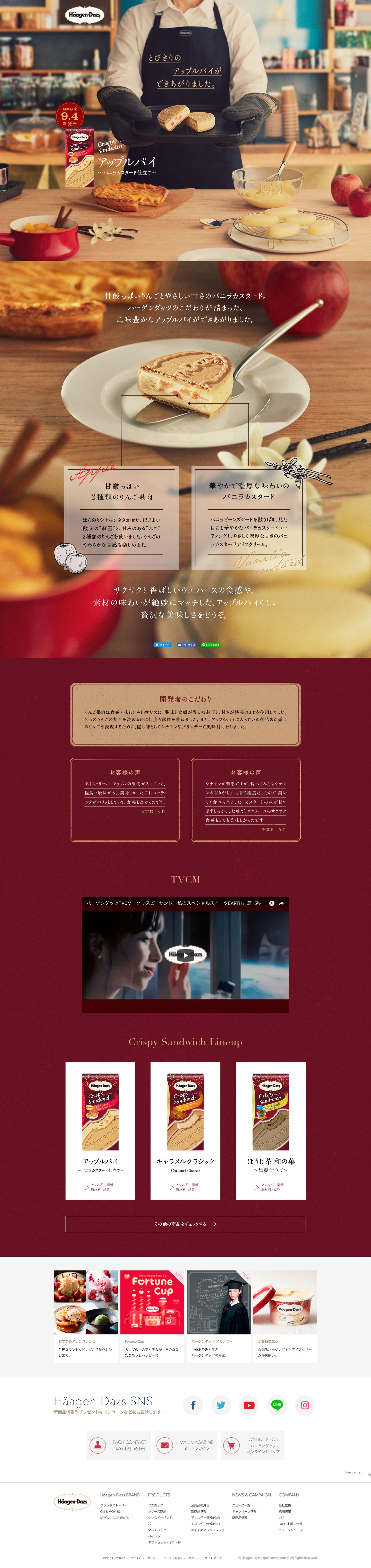 Häagen Dazs アップルパイ-1