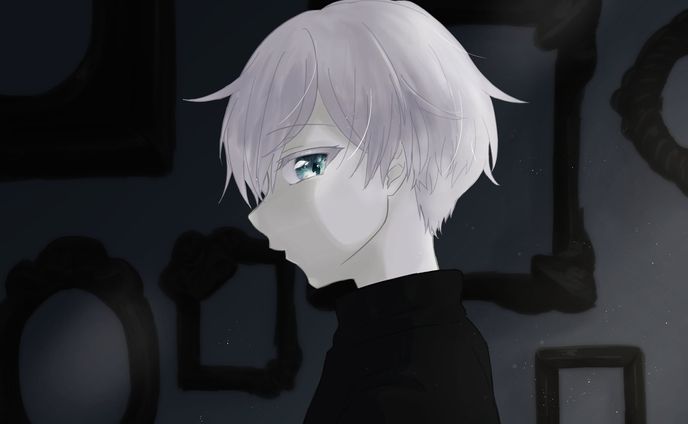 イラスト、メイク