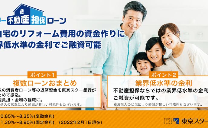 スター銀行不動産担保ローン Web広告