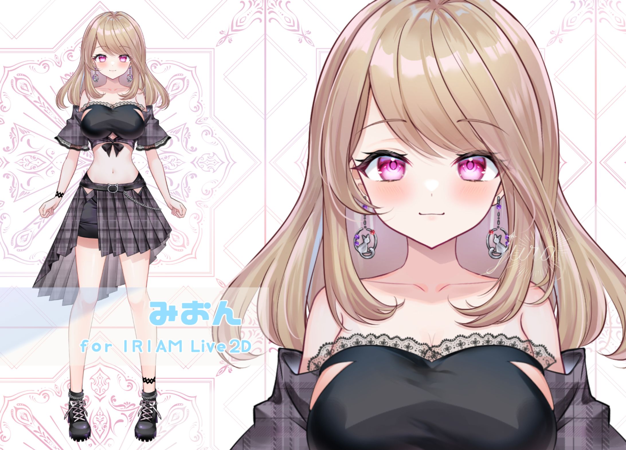 ▼live2d model girl-1