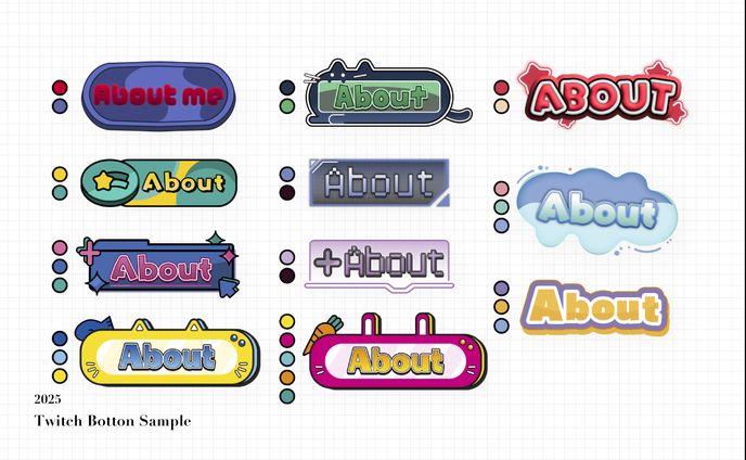 Twitch Botton Sample(2025)