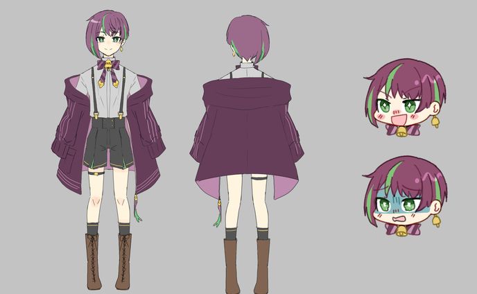 オリジナルキャラクター、ドローンで空撮