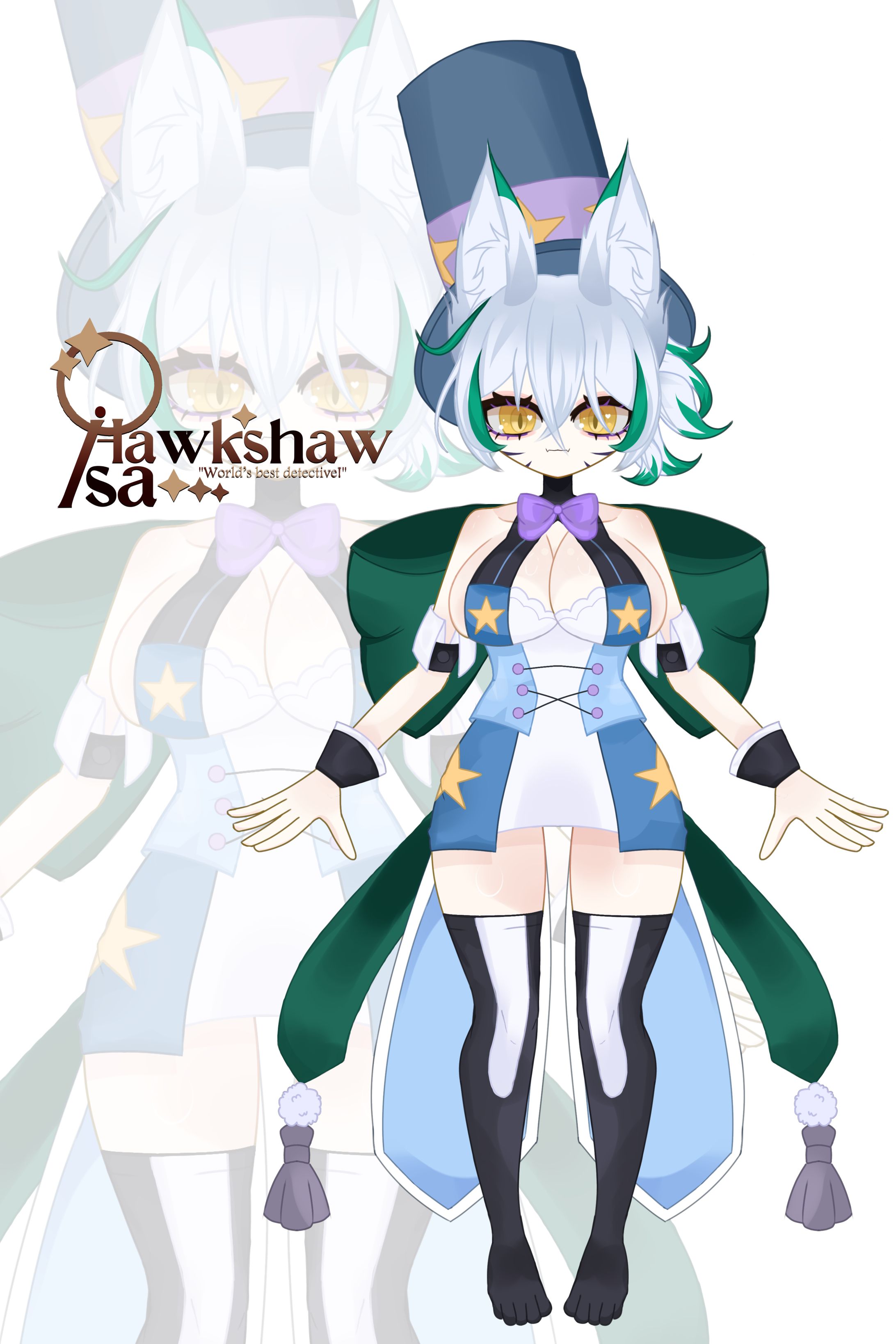 Fox Magician (Vtuber Model)-1