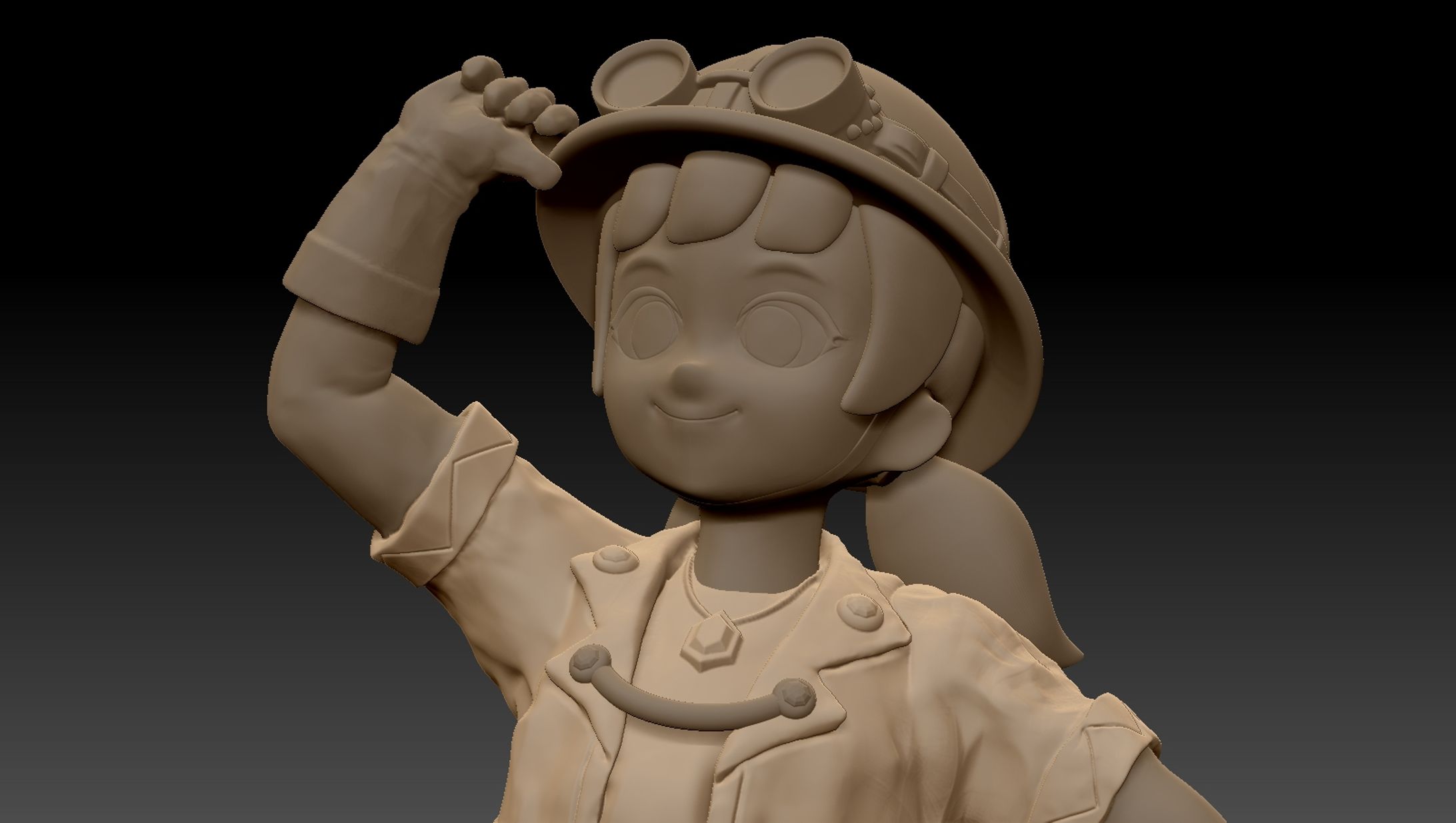 8/1 scale 冒険家マナ（試作品）-1