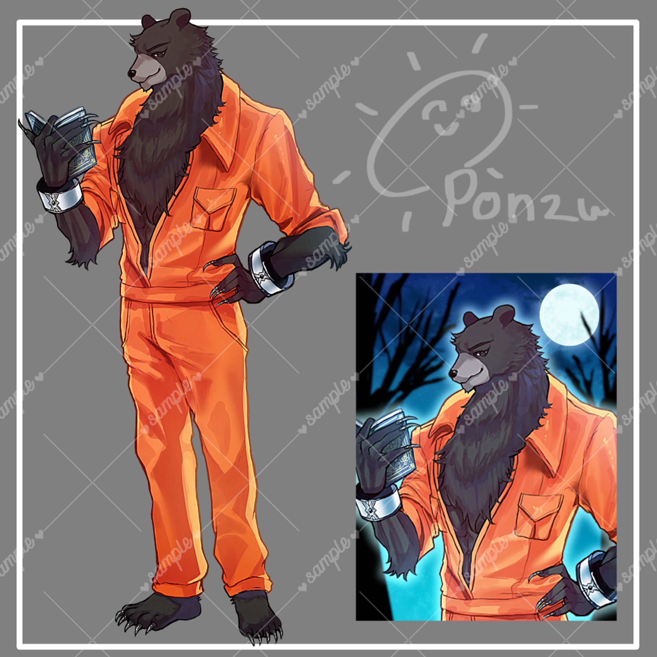 ケモノ男立ち絵-1