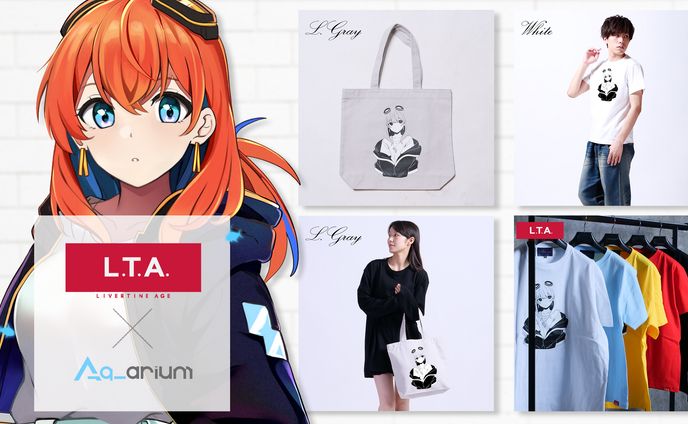 多々星カイリ ×　LIVERTINE AGE第2弾 コラボTシャツ＆トートバッグ発売